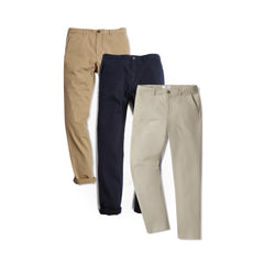 Everyday Comfort Slim Chino Pants 3-Pack