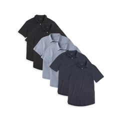Jersey Sueded Polo 6-Pack
