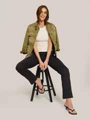 High Rise Miniboot Ankle Orchard Jeans
