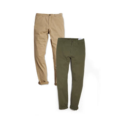 Everyday Comfort Slim Chino Pants 2-Pack