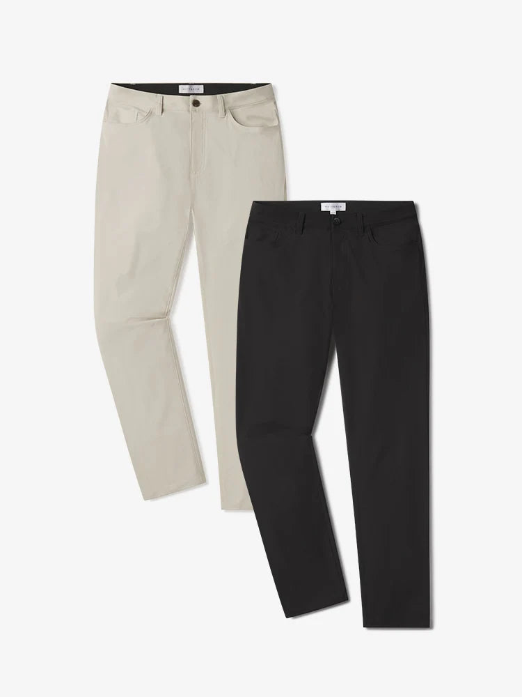 5 Pocket Travel Pants 2-Pack