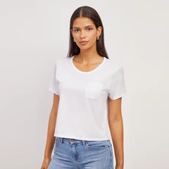 Everyday Cotton One Pocket Crew Tee