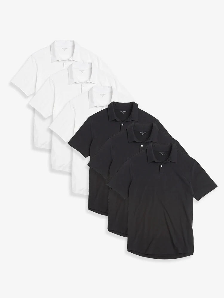 Jersey Sueded Polo 6-Pack