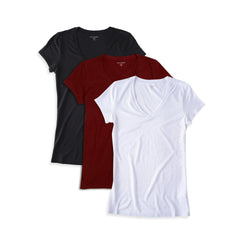 Fitted V-Neck Marcy 3-Pack