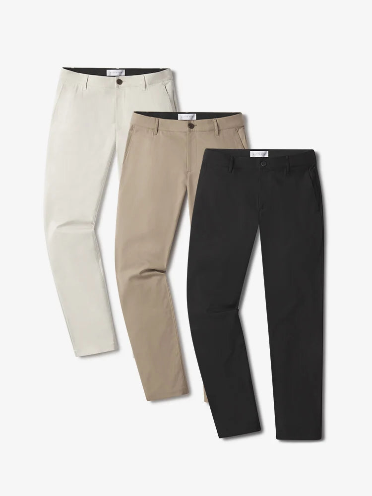 5 Pocket Travel Pants 3-Pack