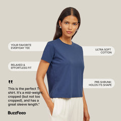 Everyday Cotton Crew Tee