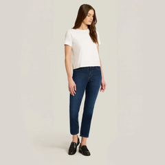 Mid Rise Slim Cropped Leg Logan Jeans