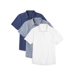 Jersey Sueded Polo 3-Pack