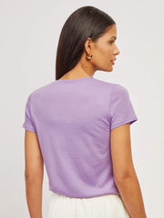 Fitted V-Neck Marcy Tee