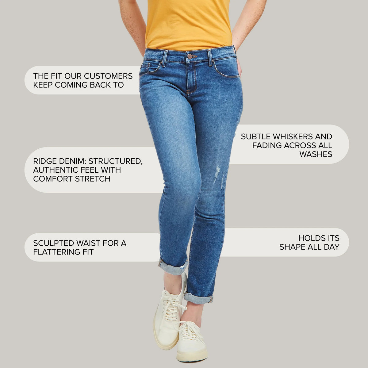 Mid Rise Slim Straight Favorites