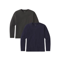 Cotton Jersey Oversized Long Sleeve Tee 2-Pack