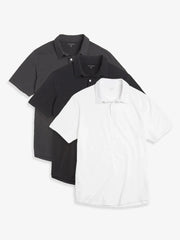 Jersey Sueded Polo 3-Pack