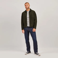 Suede Trucker Jacket