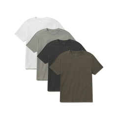 Cotton Jersey Oversized Tee 4-Pack