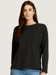 Cotton Jersey Oversized Long Sleeve Tee