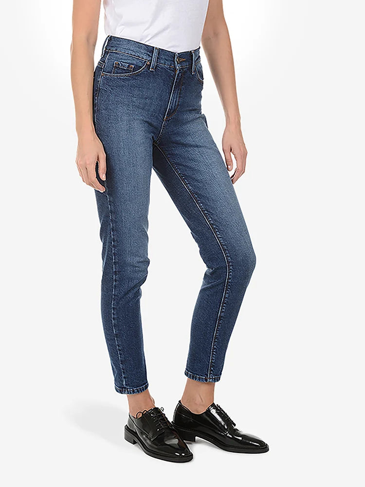 High Rise Mom Ridge Jeans