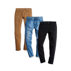 Slim Mercer, Benson and Jay 3-Pack Jeans