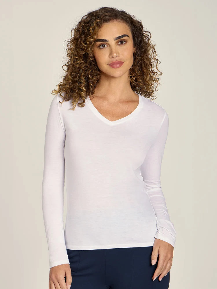 Long Sleeve V-Neck Tee Marcy