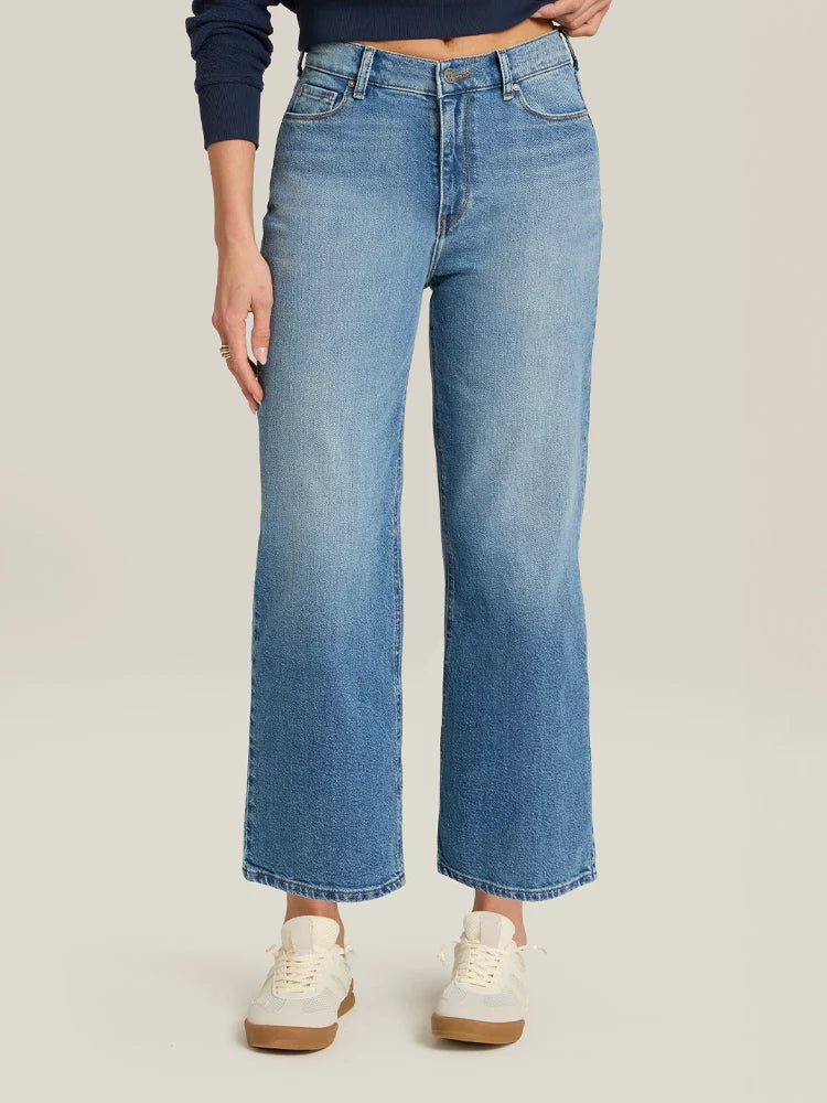 High Rise Cropped Straight Leg Gilmore